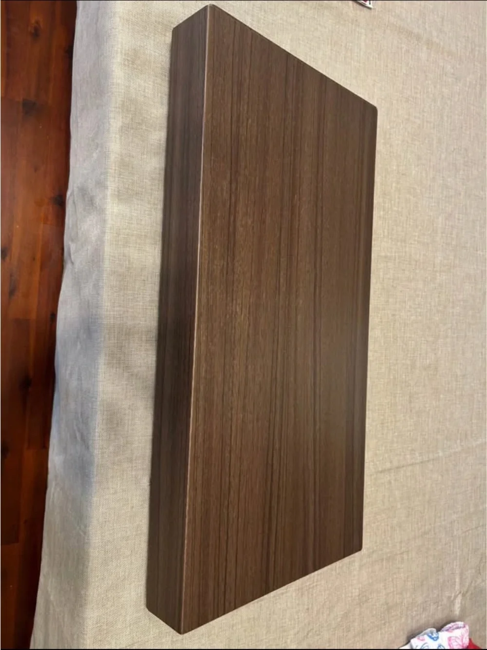Wood Grain Shelf or Floating Shelf - Dark Walnut Finish
